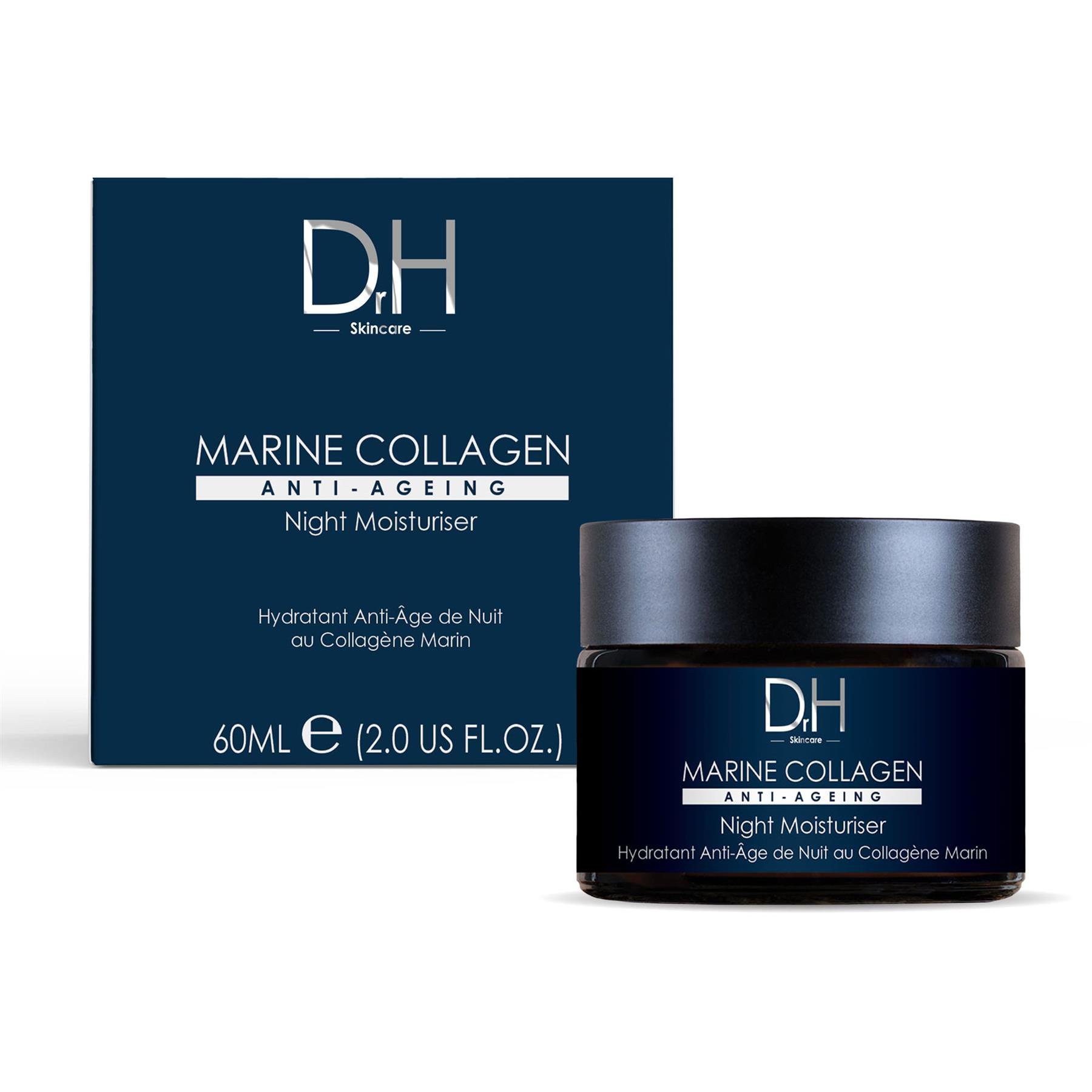 Dr H Marine Collagen Anti-Ageing Night Moisturiser - 60ml