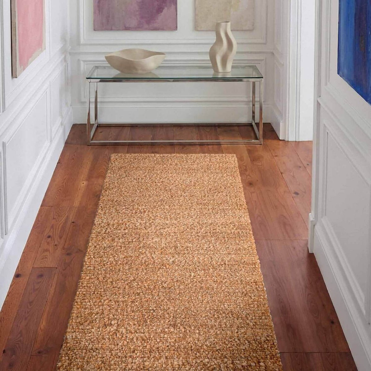 Ted Baker Beige Portobello Plain Runner Rug - 80 x 200cm