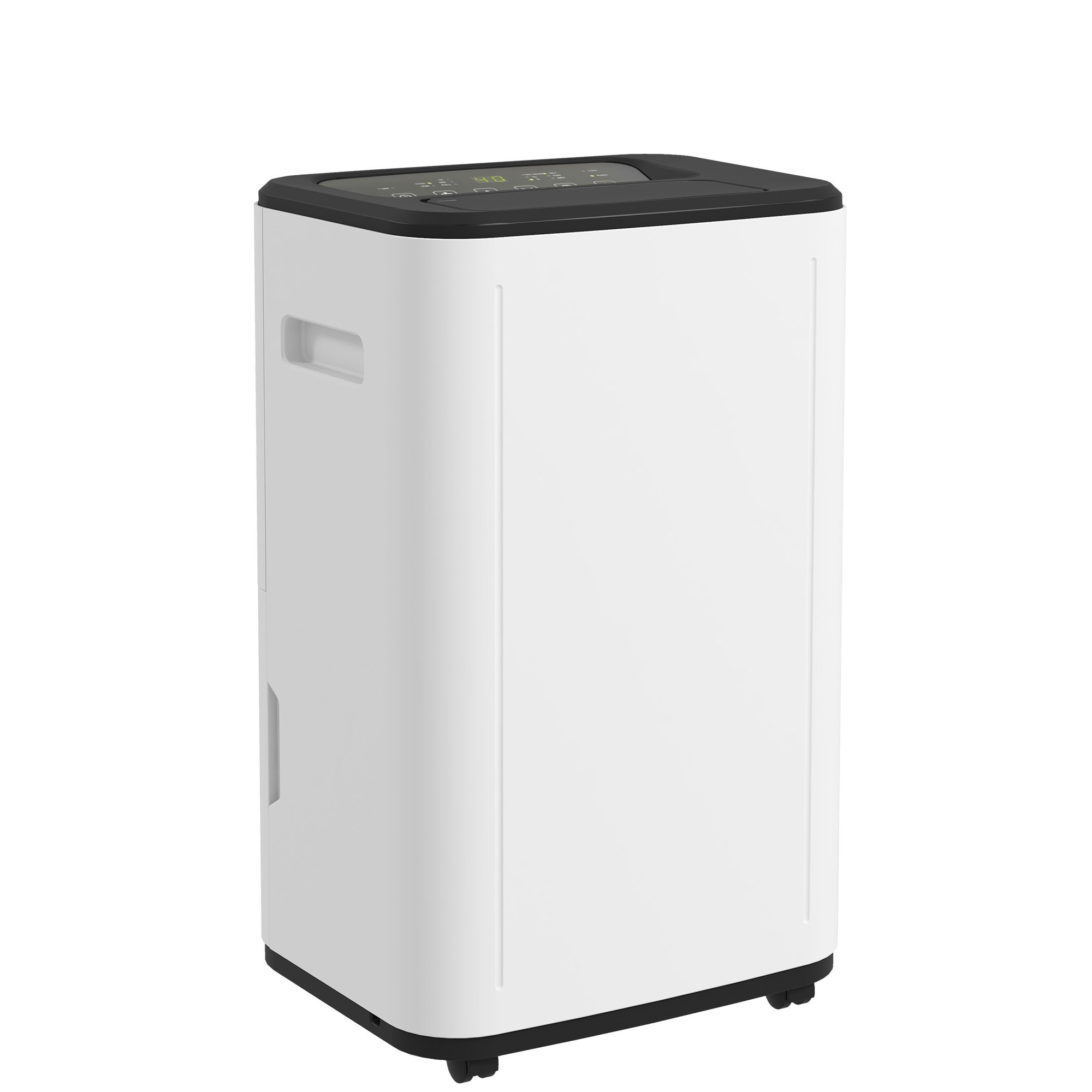 HOMCOM 20L/Day 6000mL Portable Quiet Dehumidifier with Auto Defog 24H Timer