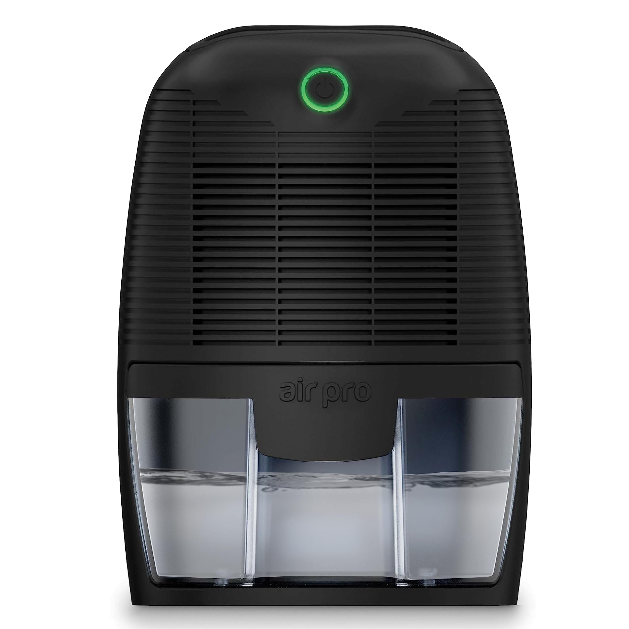 Air Pro 600ml Mini Dehumidifier Portable with Mould & Damp Remover - Black