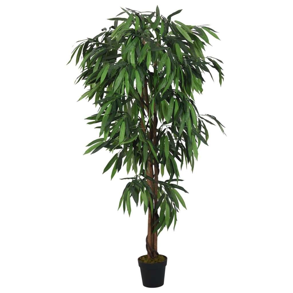 Walplus Artificial Mango Tree - Green - 120 cm