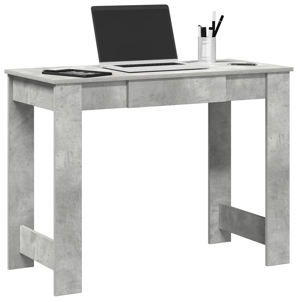 Walplus Engineered Wood Desk - Granite Grey - 100 x 45 x 75 cm