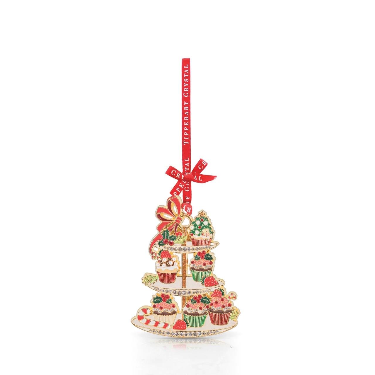 Tipperary Metal Sparkle Cake Stand Hanging Decoration