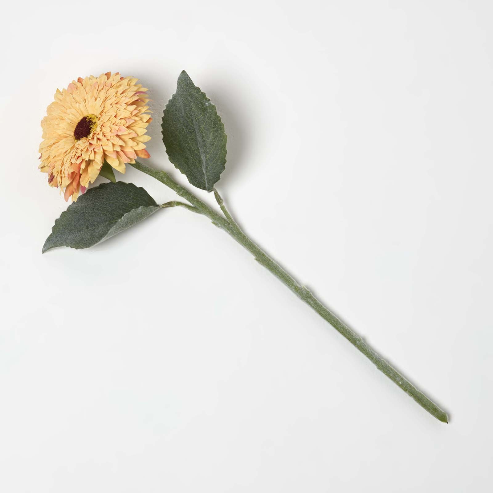 Homescapes Handcrafted Artificial Gerbera Flower Stem - Yellow