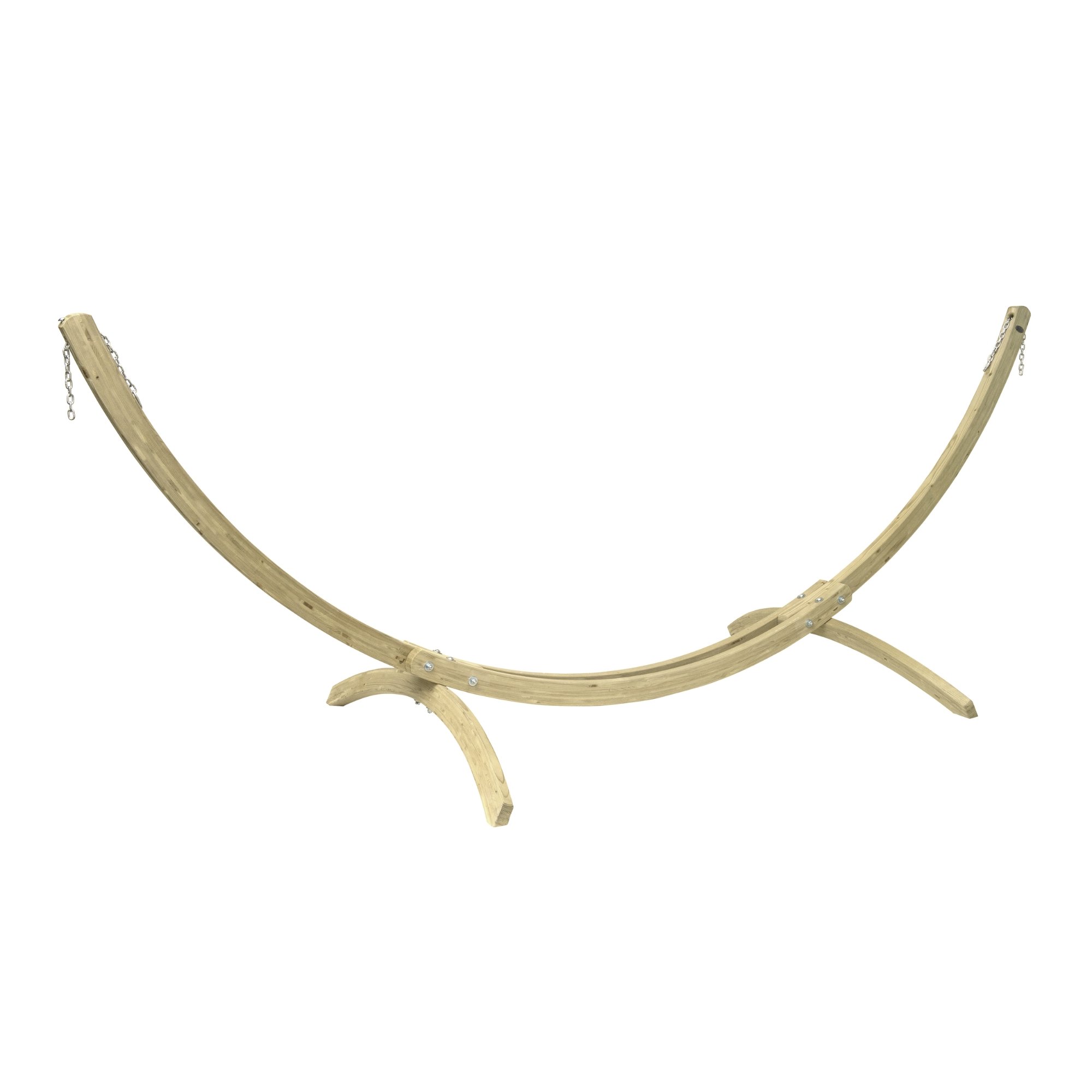Amazonas Troja Wooden Garden Hammock Extra Large Stand – Natural