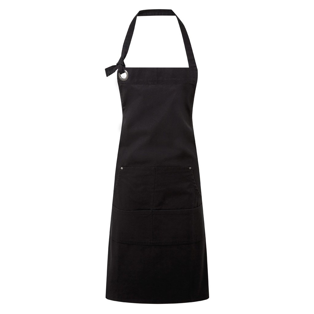 Premier Calibre Heavy Canvas Pocket Apron - Black