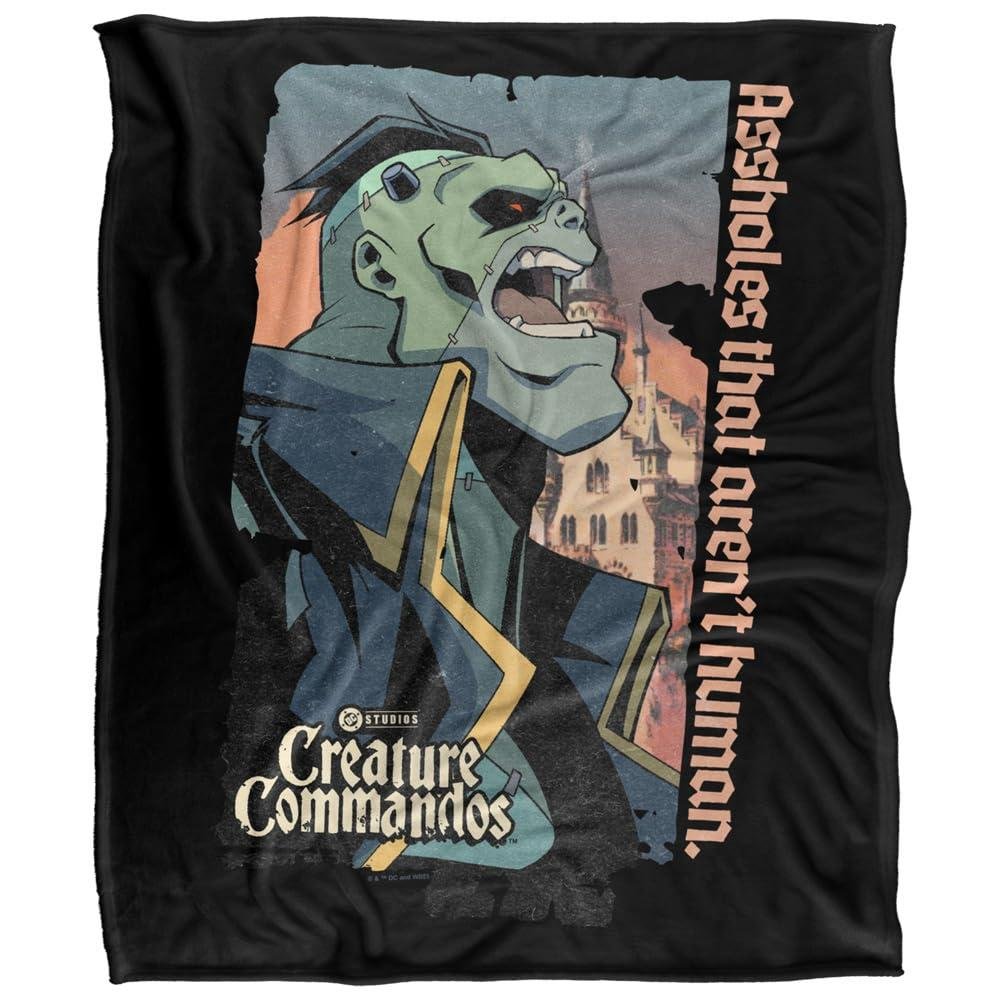 Creature Commandos Eric Frankenstein Blanket - 152cm x 127cm