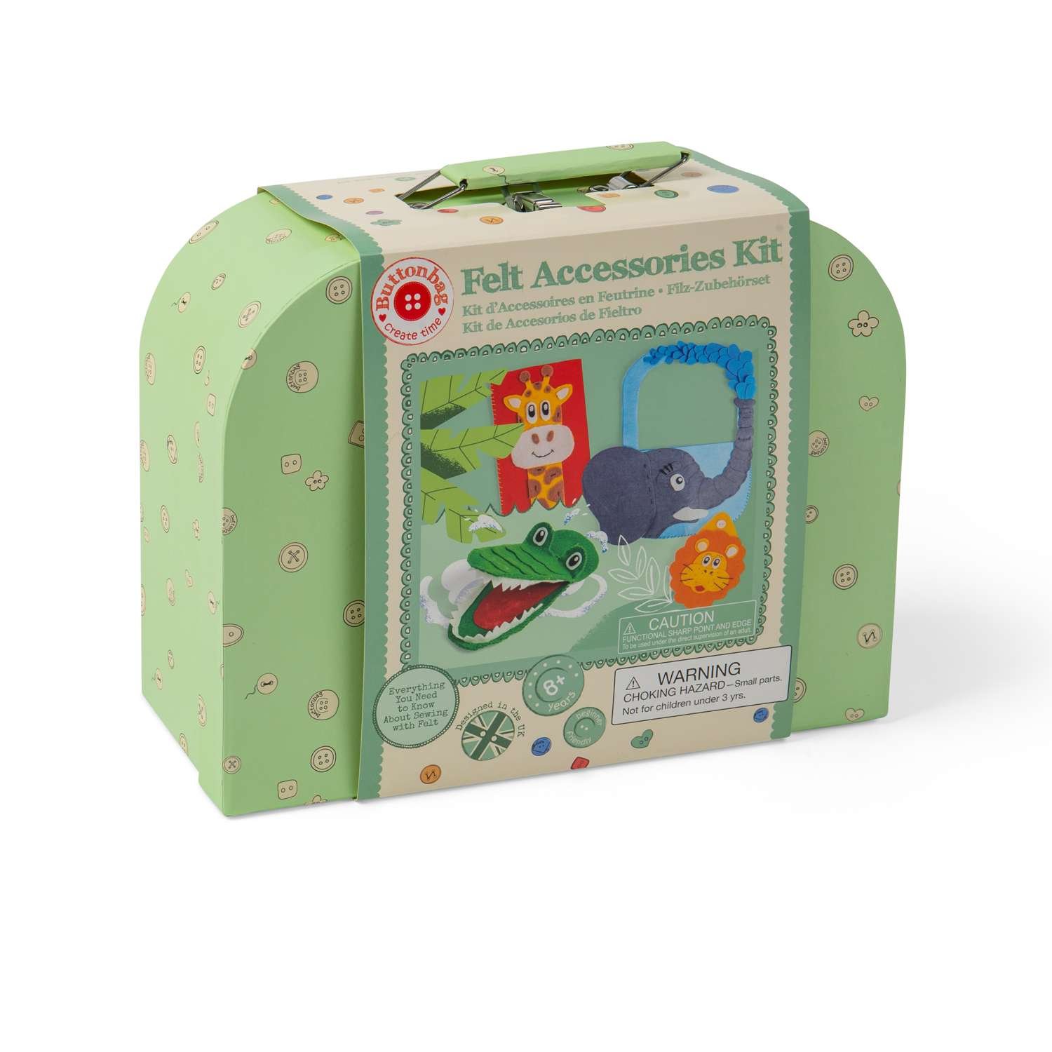 Buttonbag Felt Accessories Kit - 8 Years +
