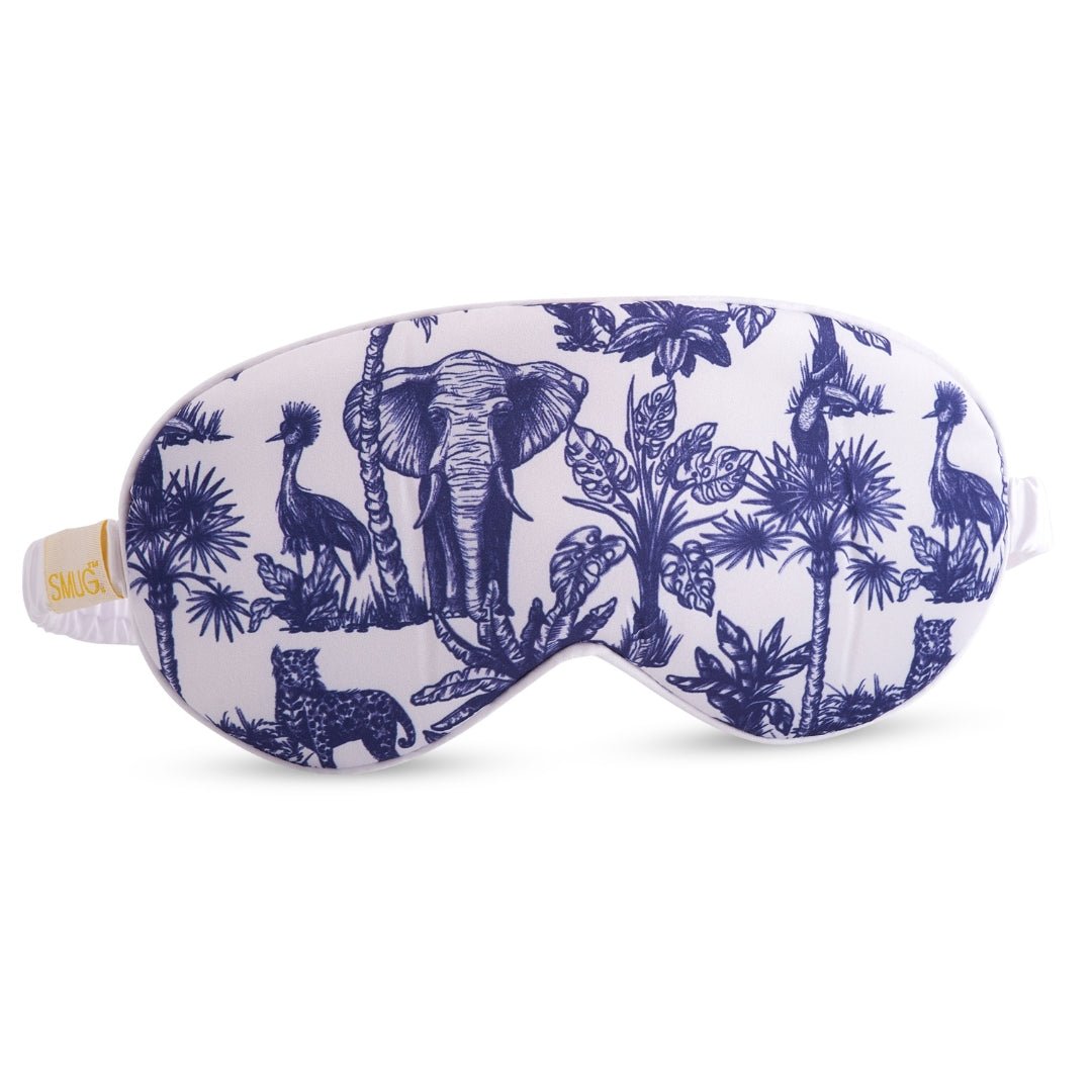 SMUG Satin Sleep Mask - Elephant Print