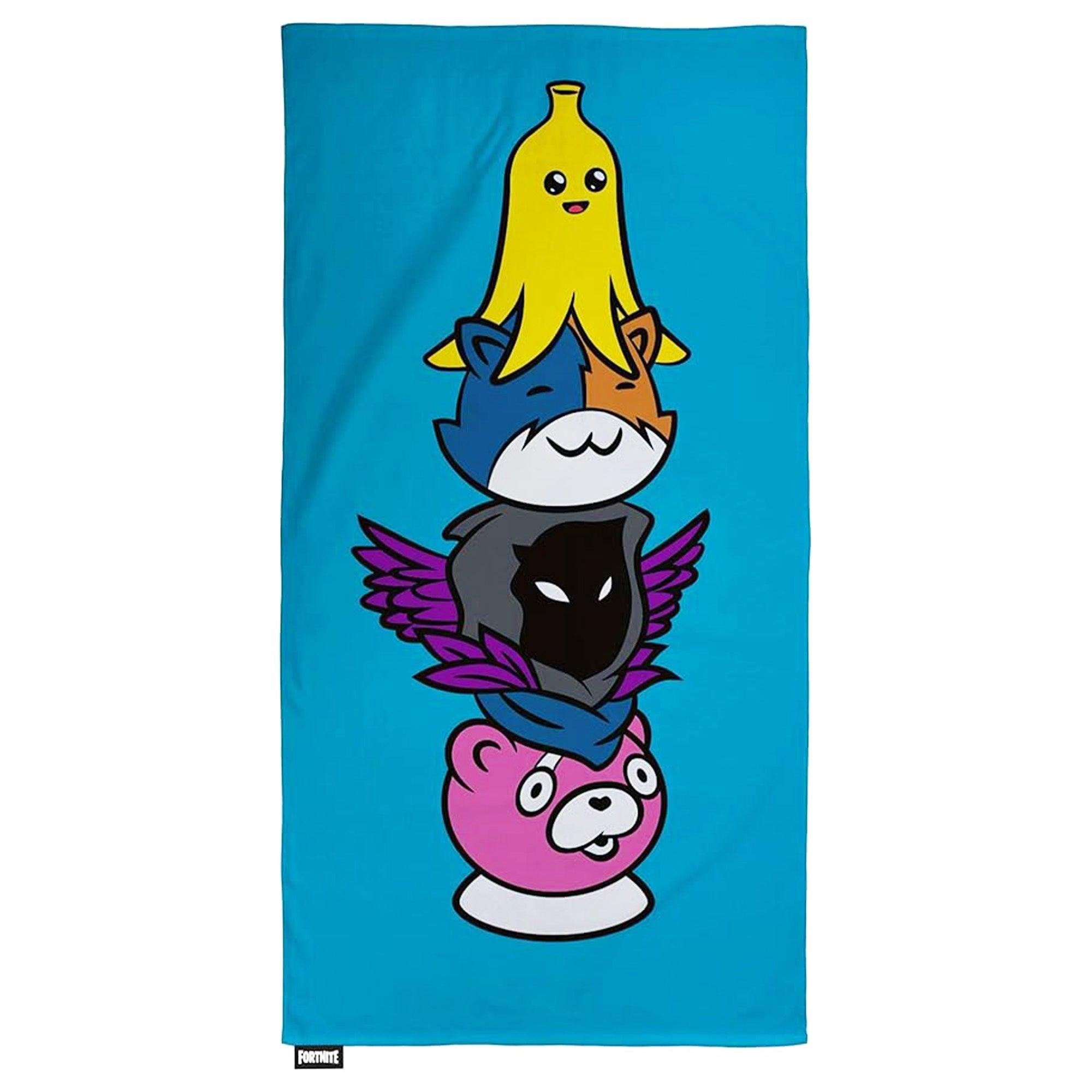 Fortnite Characters Blue Towel - 140cm x 70cm