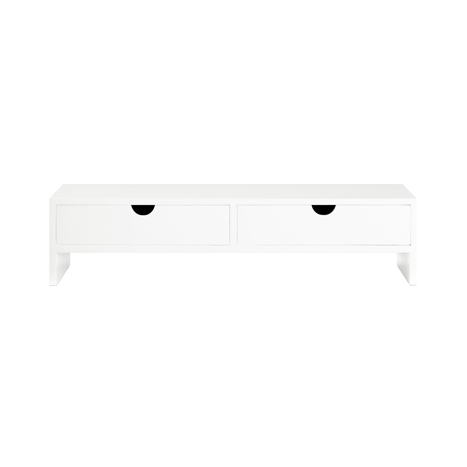SoBuy 2 Drawer Monitor Stand - White