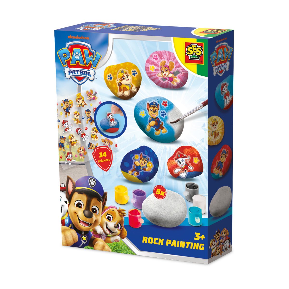 SES Creative Paw Patrol Rock Painting Craft Activity Set