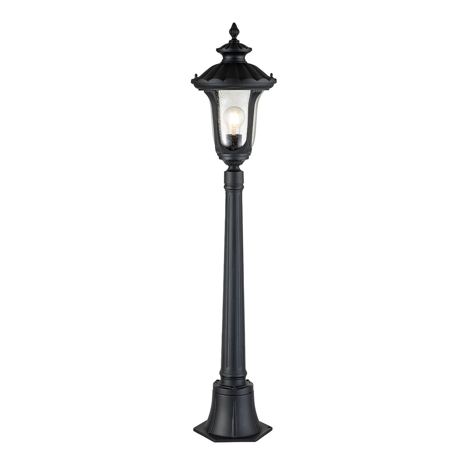 Elstead Chicago 115cm Bollard - Textured Black