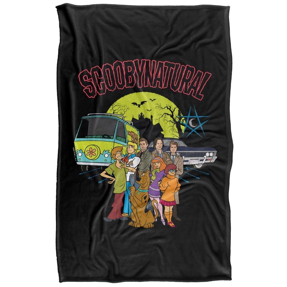 Scooby Doo Scoobynatural Mystery Machine Baby With Gang Blanket - 152cm x 127cm