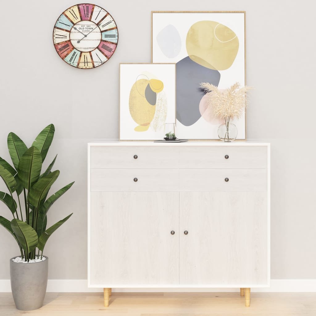 Walplus PVC Self-adhesive Furniture Film - White Wood - 500 x 90 cm