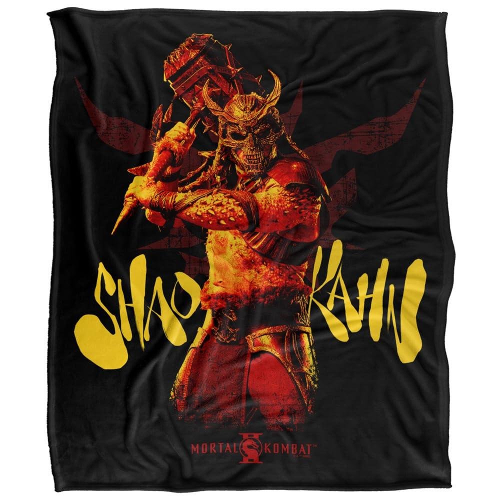 Mortal Kombat Shao Khan Hammer Blanket - 152cm x 127cm