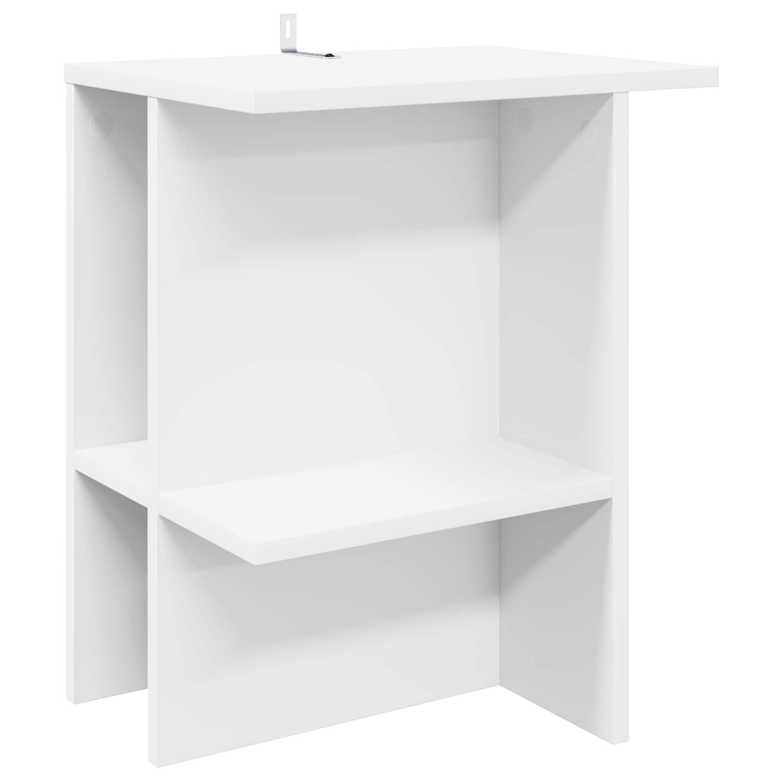 Walplus Engineered Wood Coffee Table - White - 40 x 30 x 49 cm
