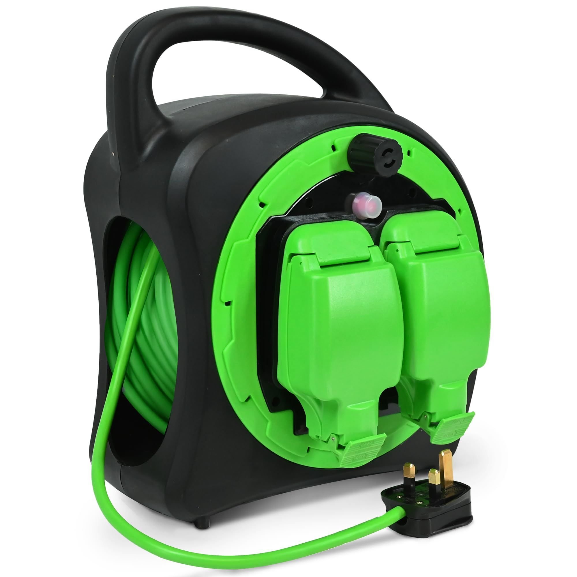 Desiretech Outdoor IP54 2 Socket Cable Reel - 30 Metre