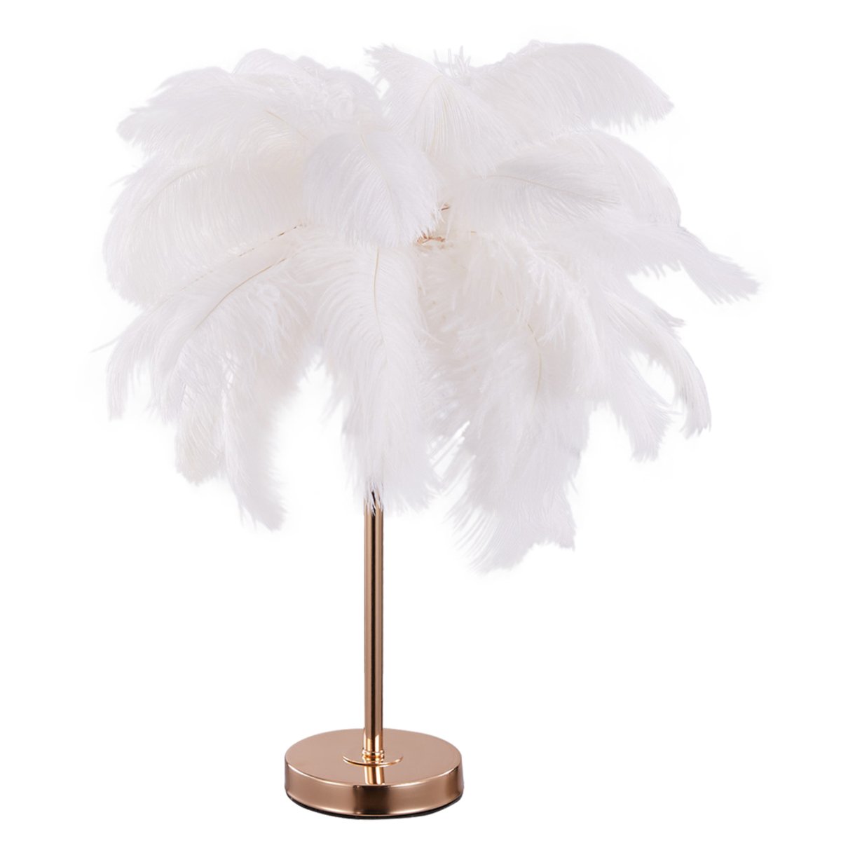 Living and Home Feather Table Lamp