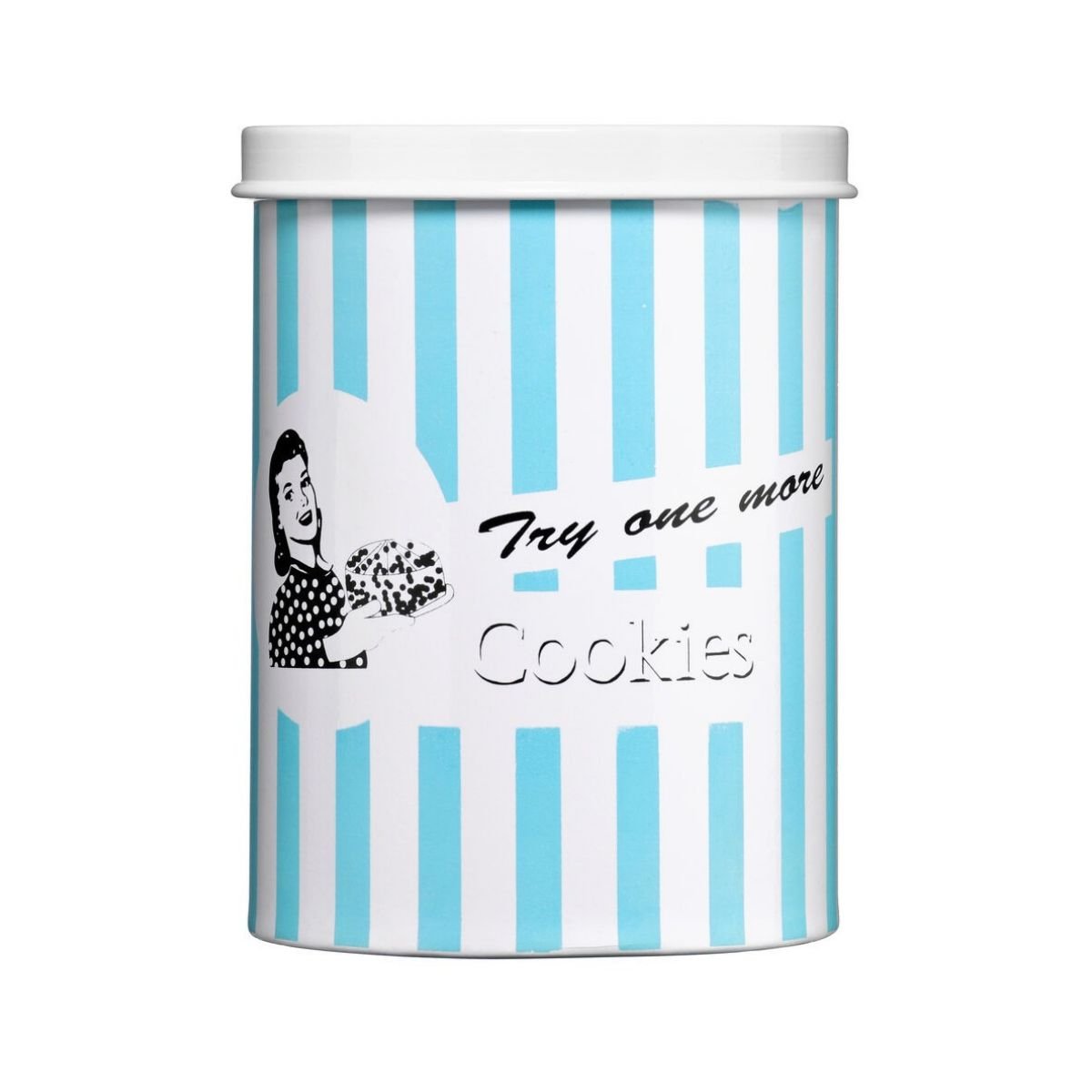 Orsina Try one more Cookie Canister – Blue