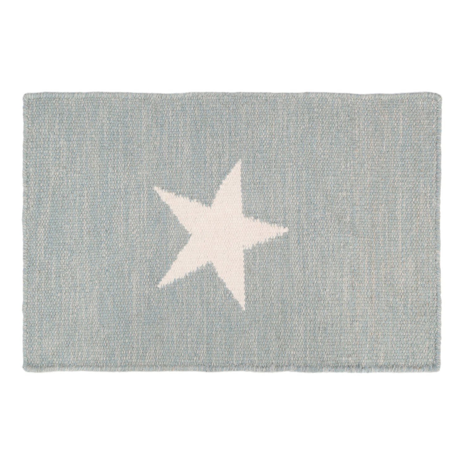 Orsina White and Grey Kids Star Rug - 120 x 180cm