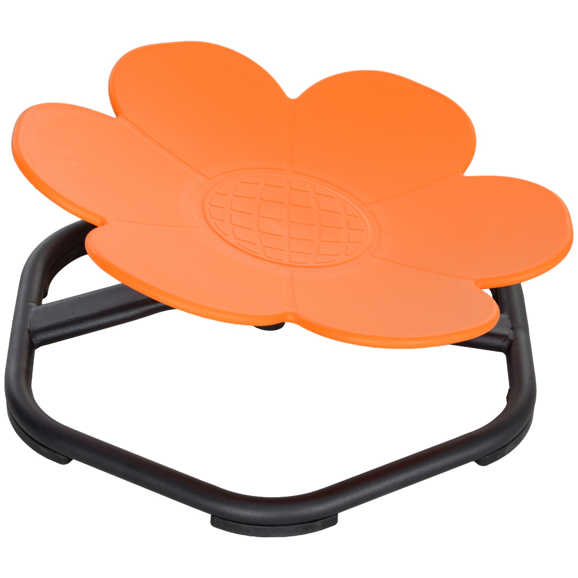 AIYAPLAY Toddler Metal Base AntiSlip Seat Spinning Chair - Orange