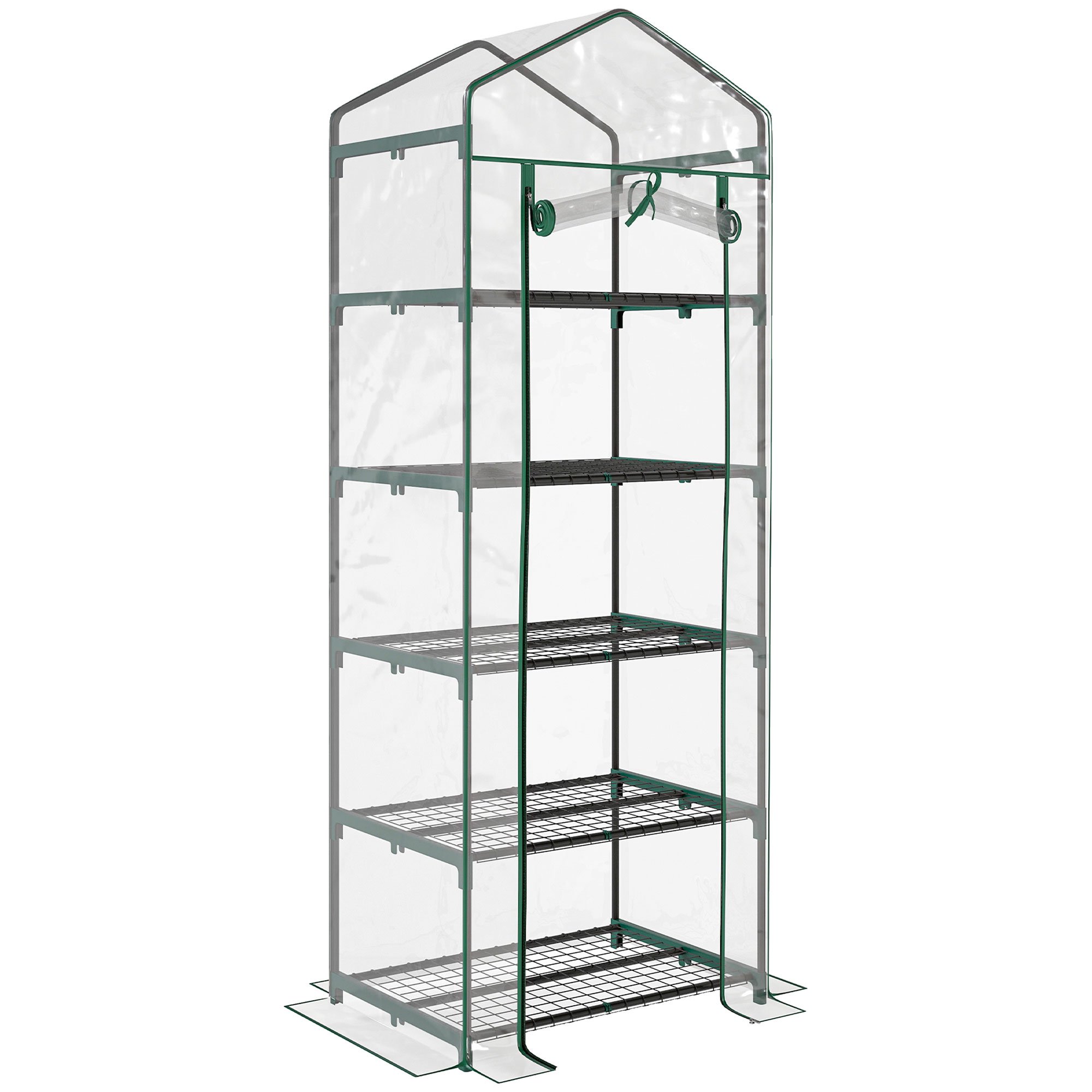 Outsunny PVC Mini Greenhouse – Green