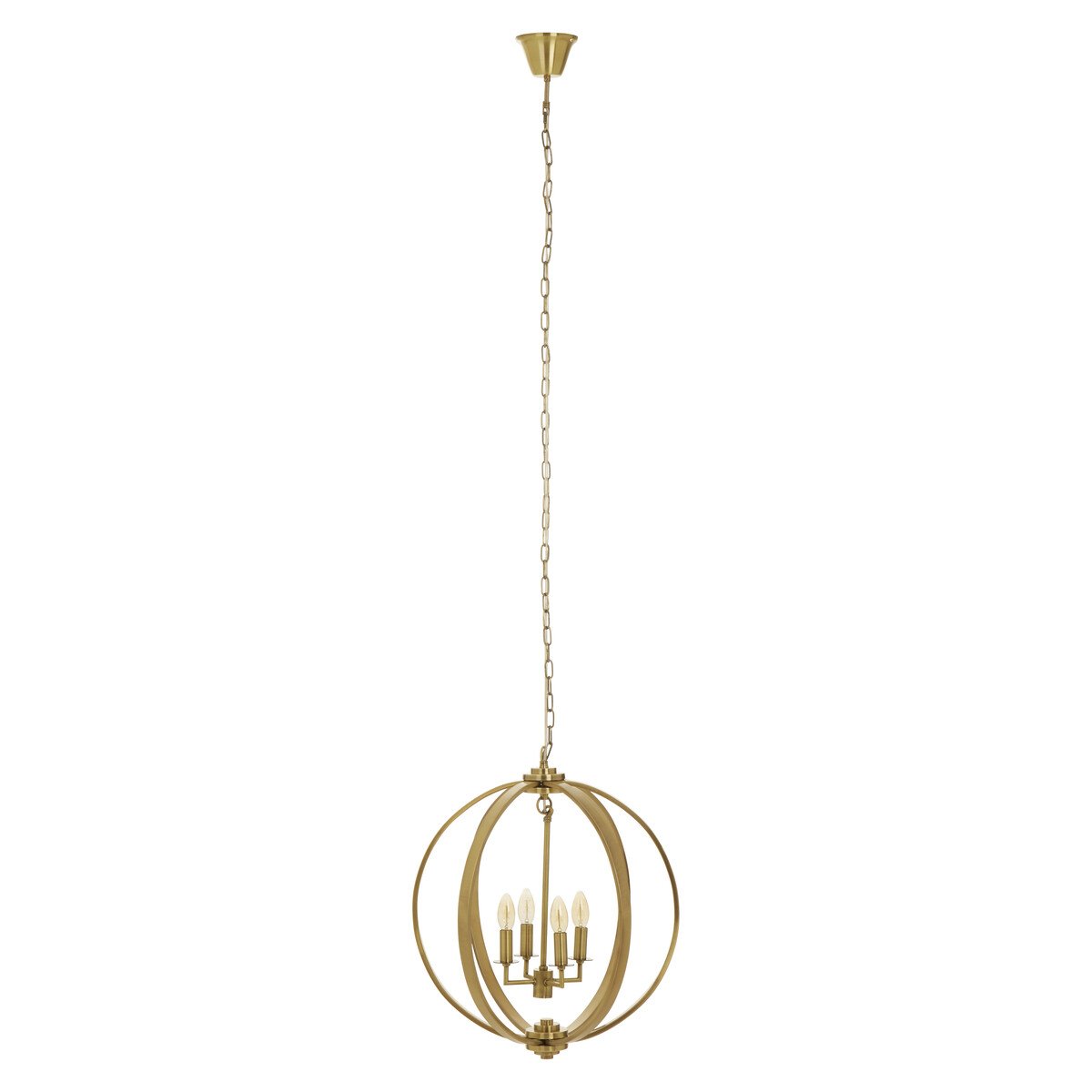 Orsina Censer Metal Pendant Light - Brass
