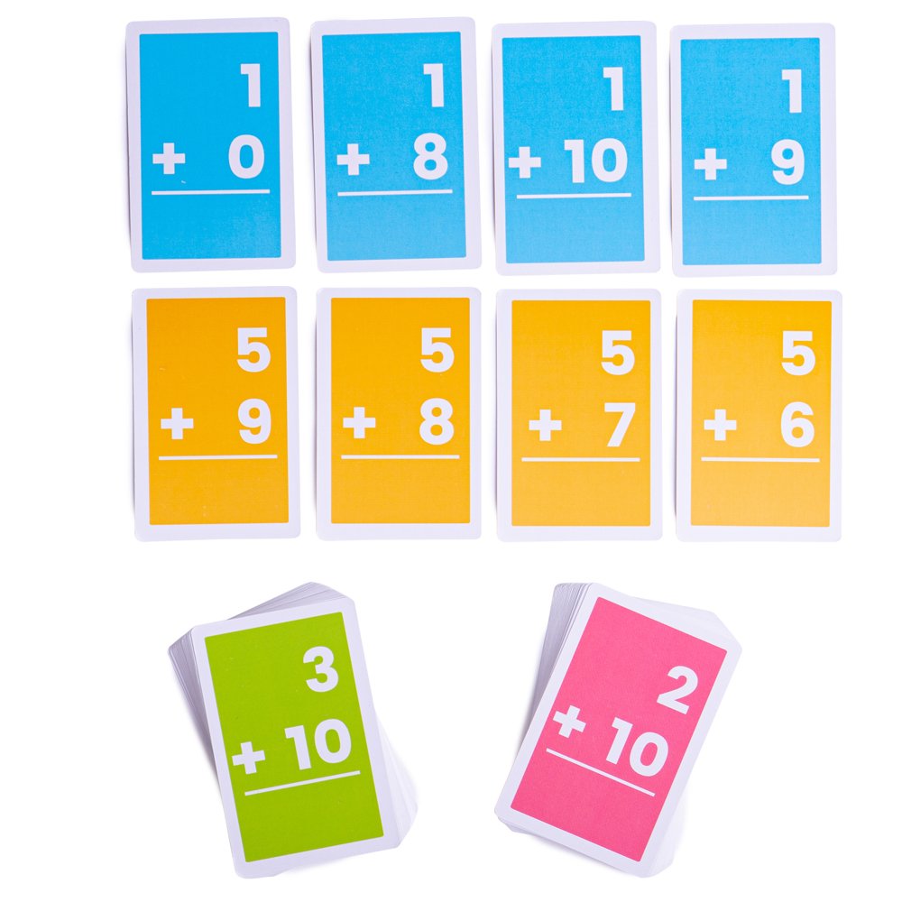 Bigjigs Toys Flashcards - Additions 1-10 (10) 3 Years +