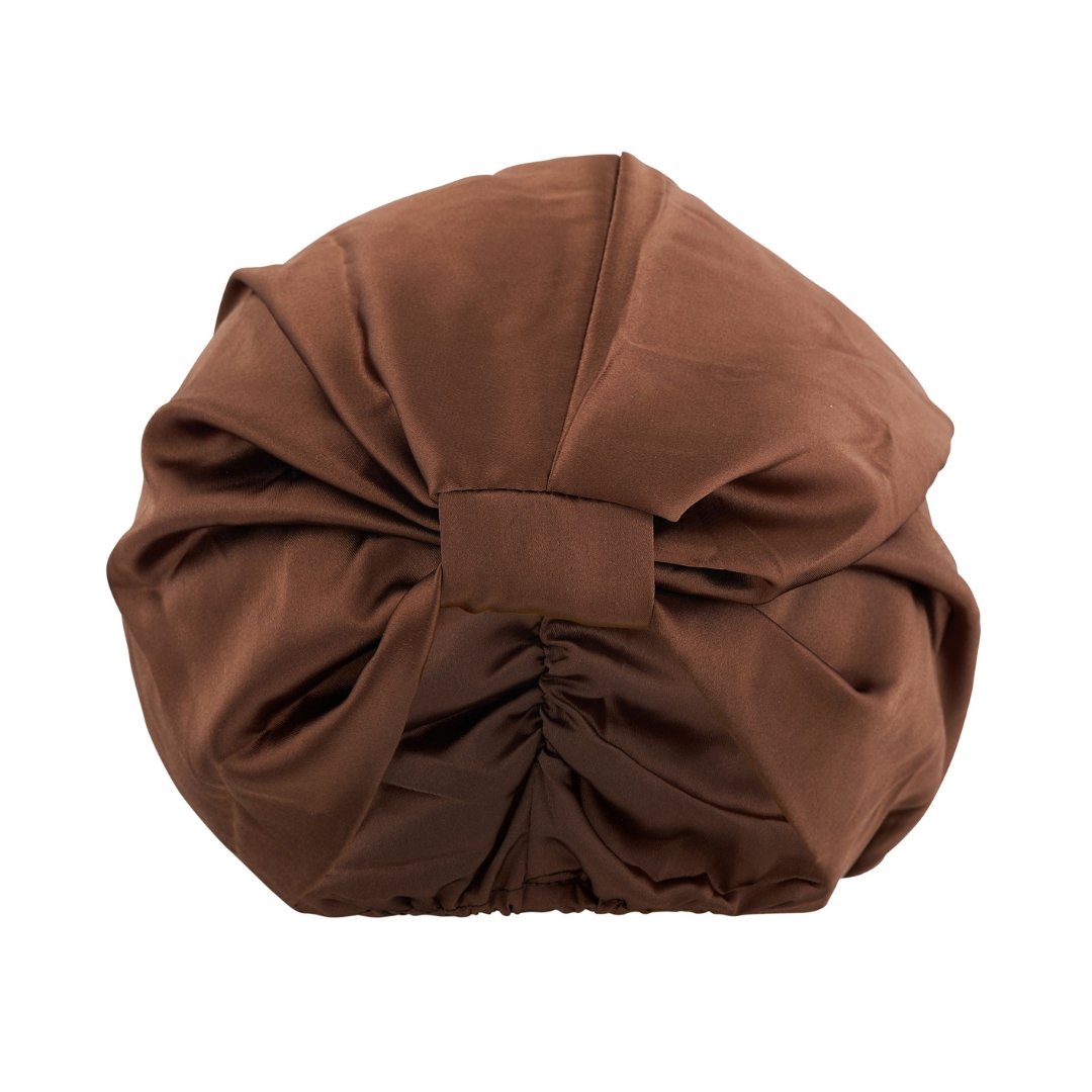 SMUG Satin Sleep Turban - Mocha