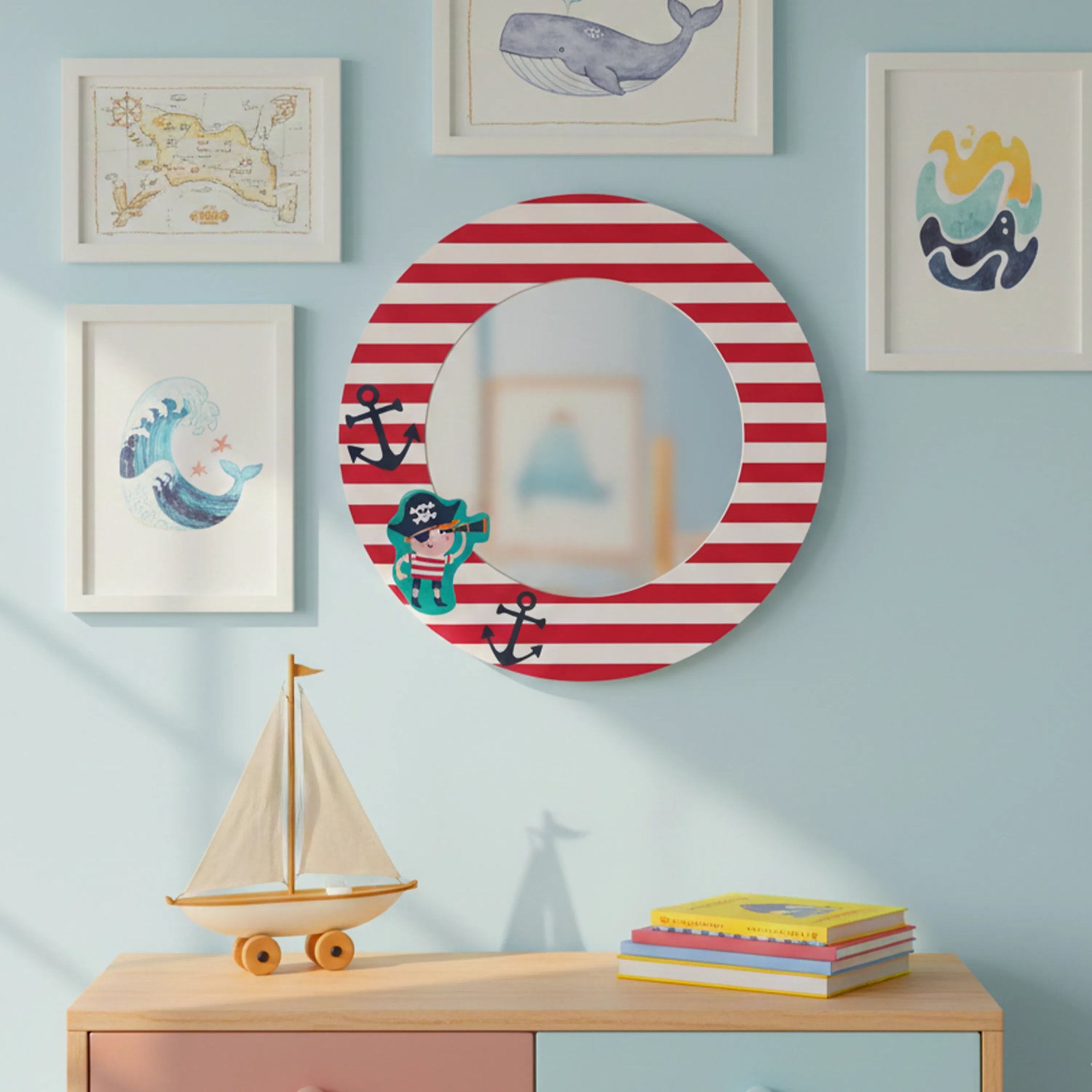 Orsina Pirate Mirror – Assorted