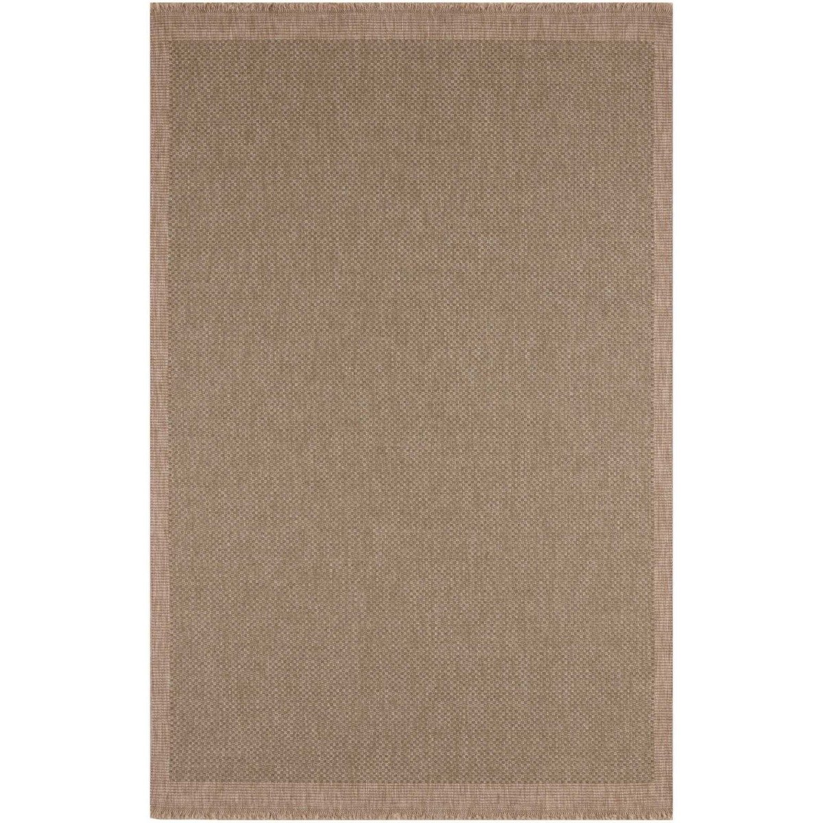The Rugs Green Nature Outdoor Indoor Square Dots Rug - 80 x 150cm