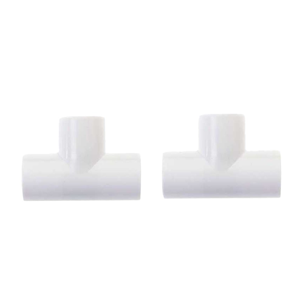 Securplumb Pack of 2 Overflow Tee - White