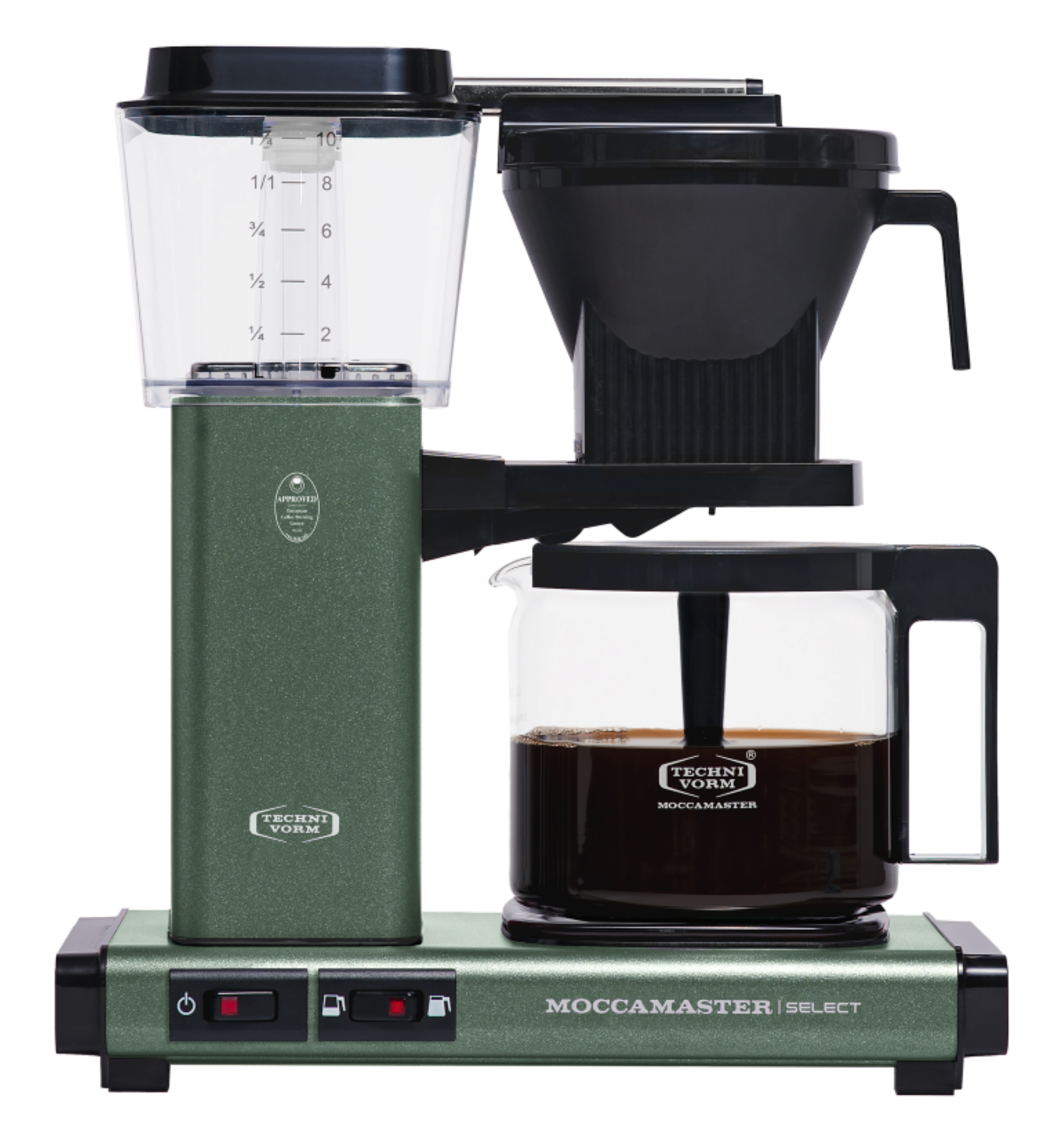 Moccamaster KBG Select Filter Coffee Machine - Forest Green