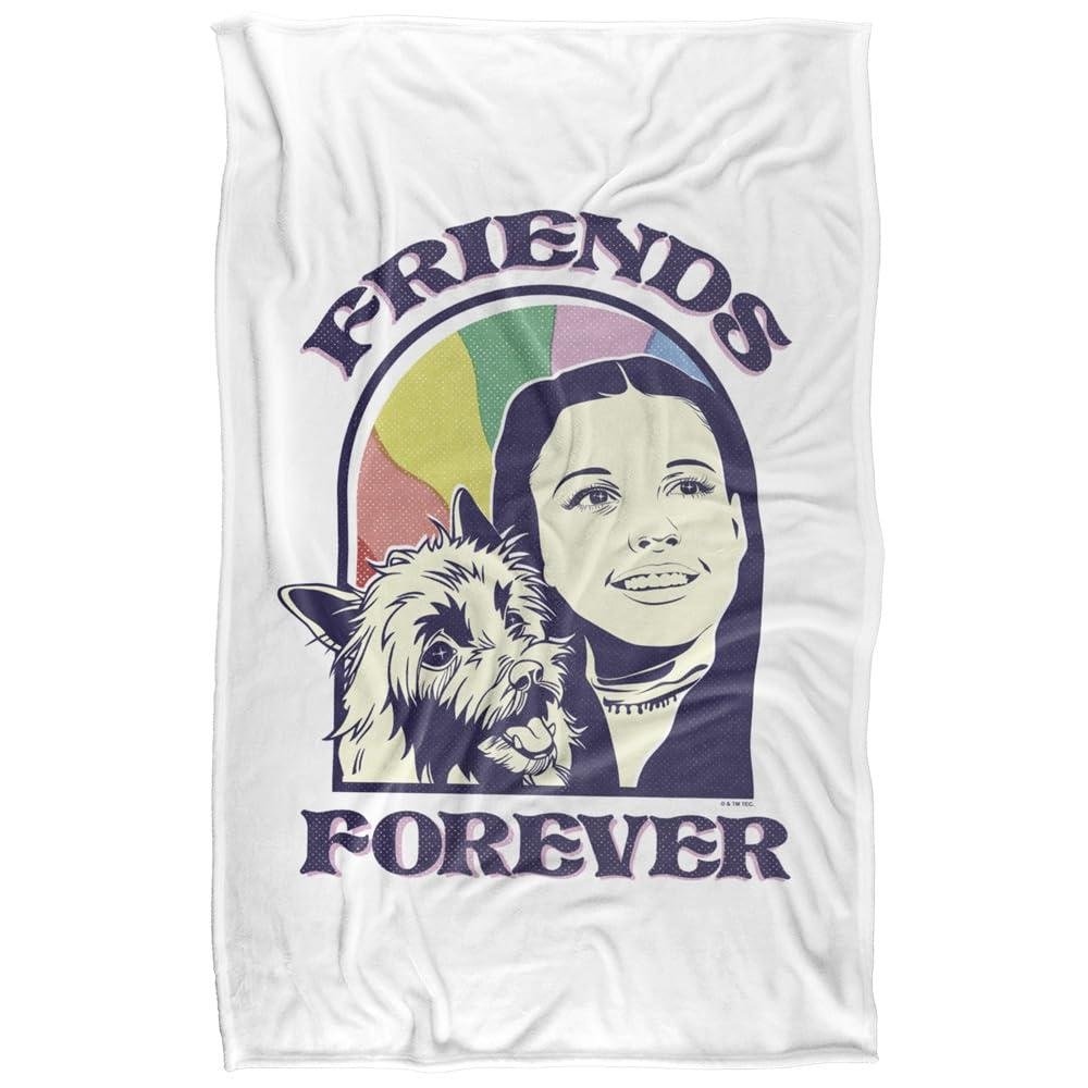 Wizard Of Oz Friends Forever Soft Touch Blanket - 152cm x 127cm
