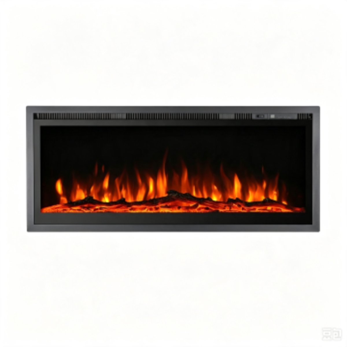 Living and Home 60 Inch Electric Fireplace with Remote - Black