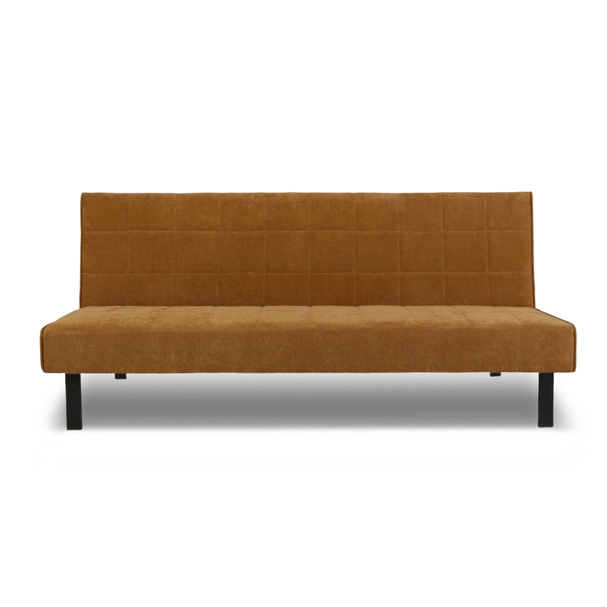 HomeGardenDirect Vittoria Click Clack Textured Linen Sofa Bed - Brown