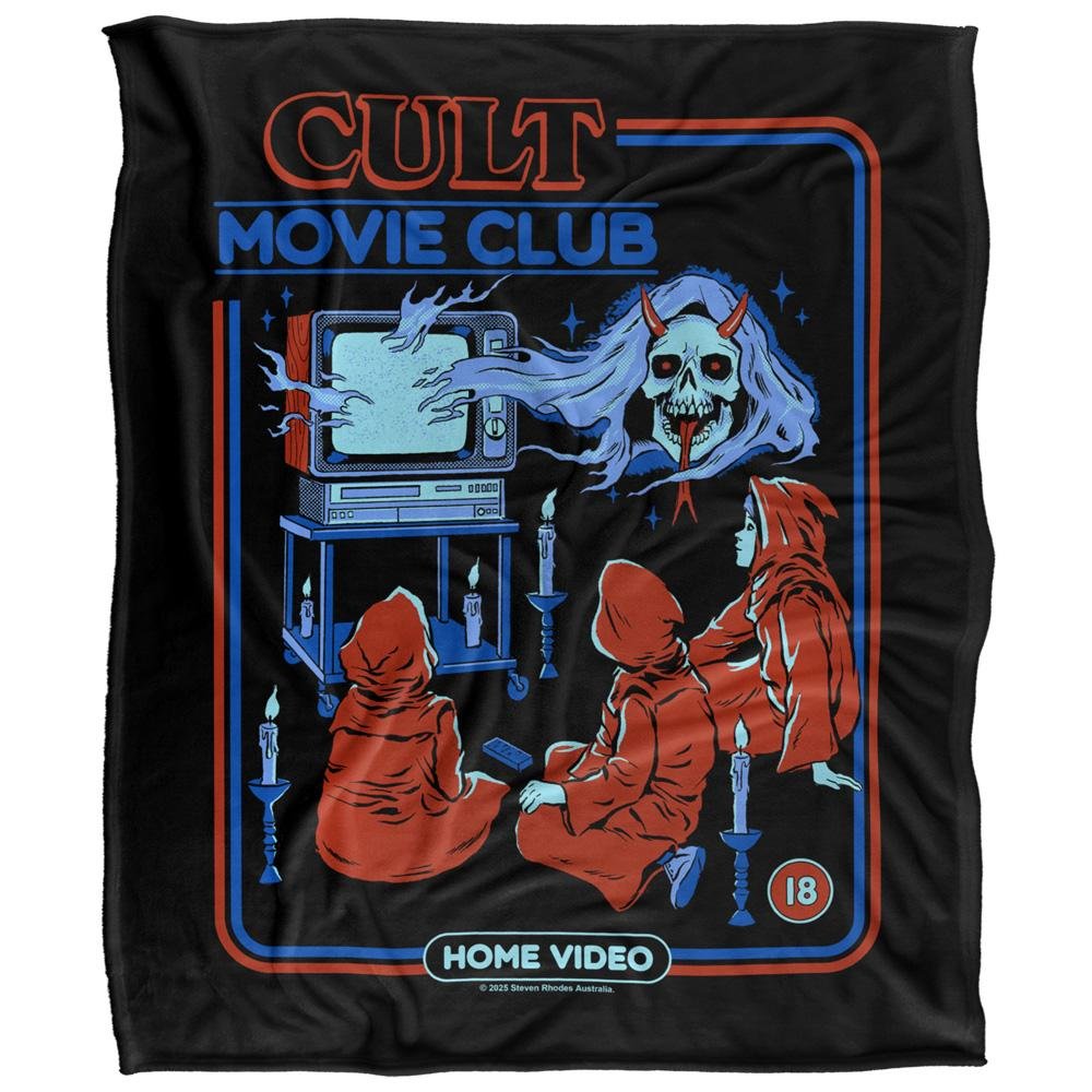 Steven Rhodes Cult Movie Club Soft Touch Blanket - 152cm x 127cm