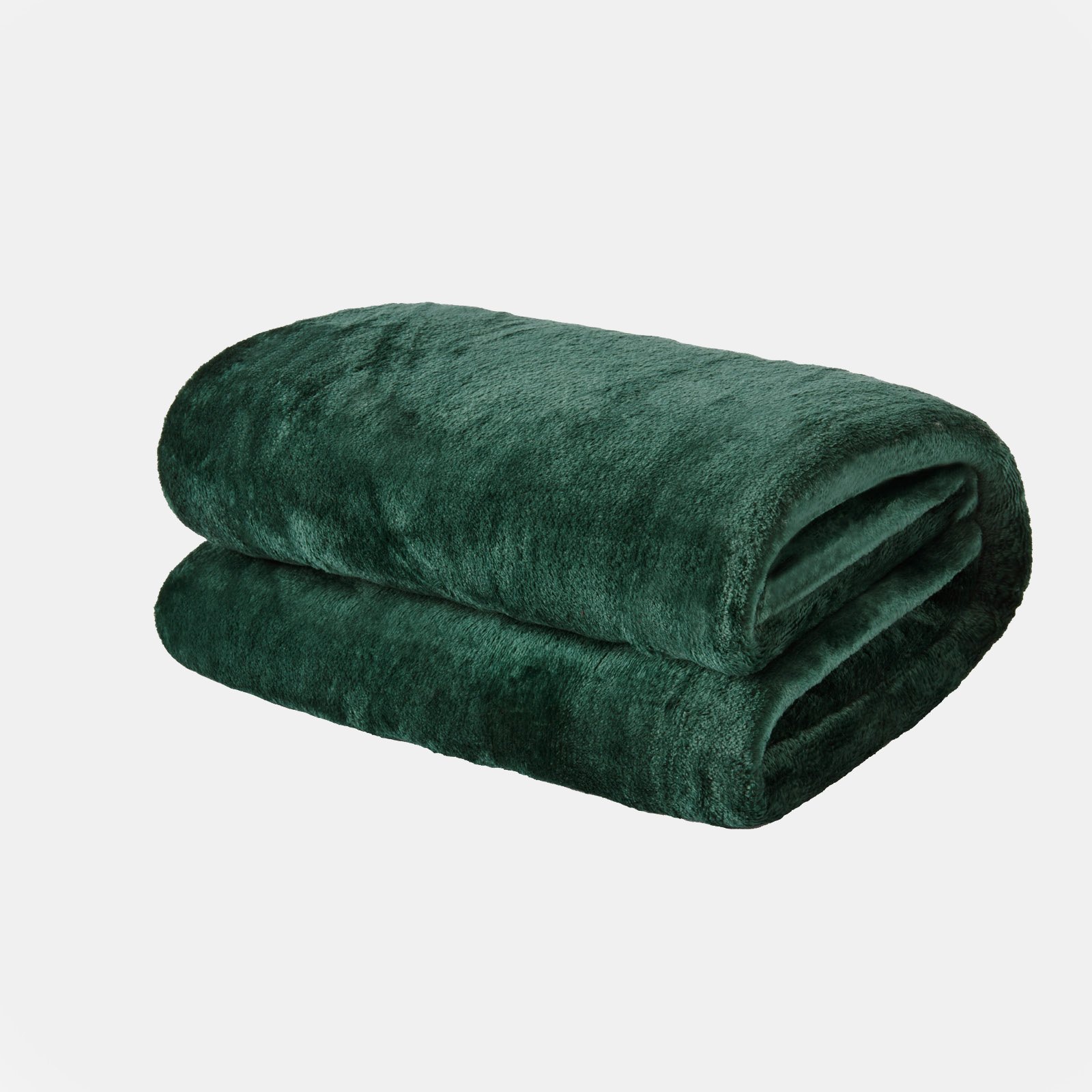 OHS Ultra Soft Blanket Throw 200 x 240cm - Green