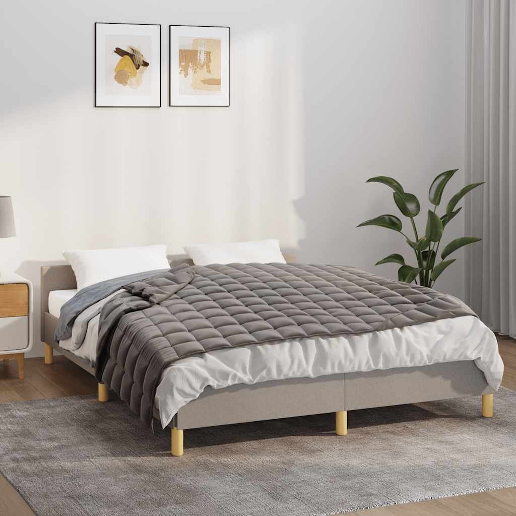 Walplus 5 kg Polyester Weighted Blanket - Grey - 120 x 180 cm