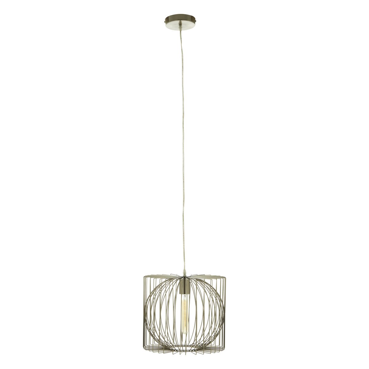 Orsina Aselo Metal Pendant Light - Silver