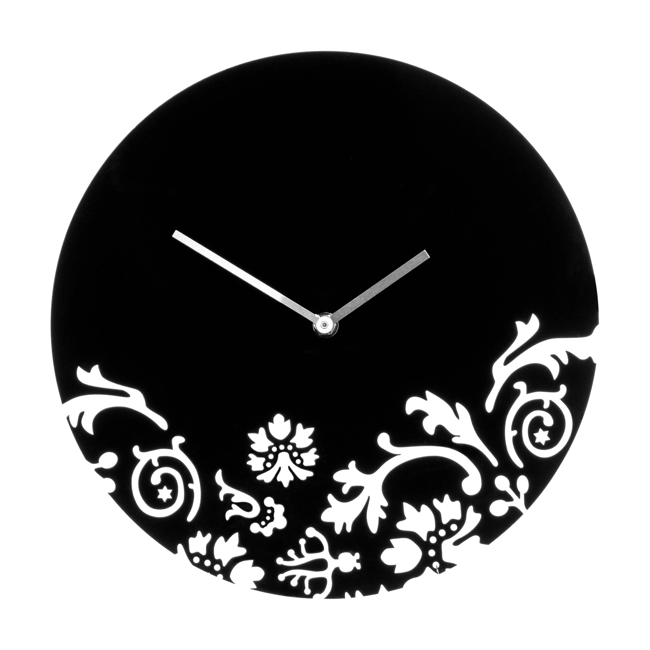 Orsina Issak 30cm Dia Wall Clock - Black