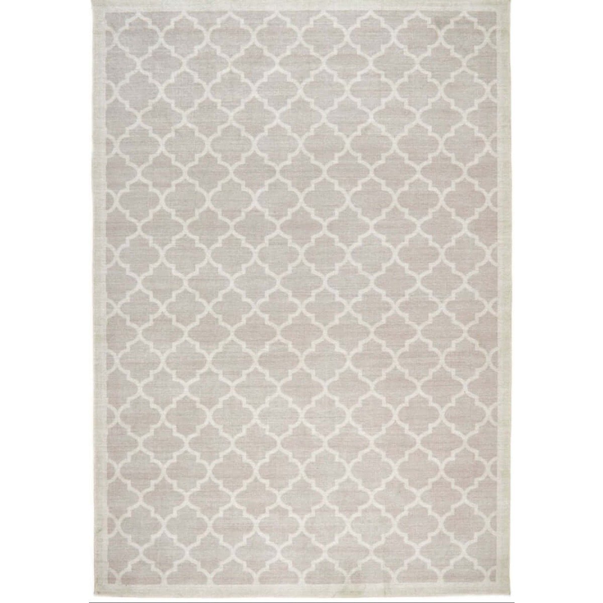 The Rugs Cream Origins Trellis Rug - 80 x 150cm