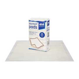 Harbour Housewares Disposable Incontinence Bed Pads - Pack of 25