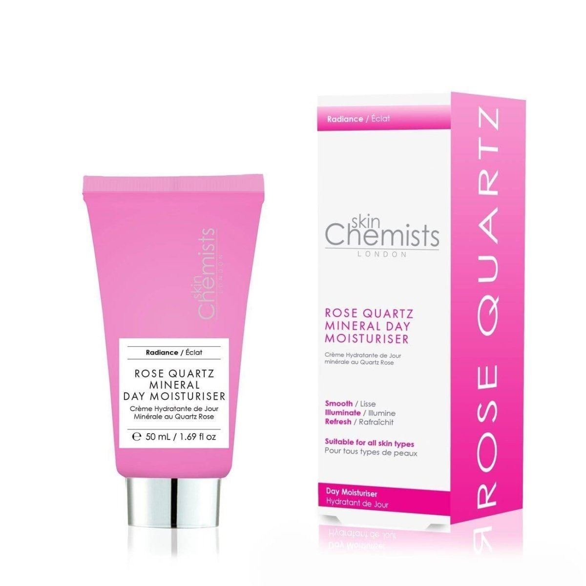 skinChemists Rose Quartz Anti-Ageing Mineral Day Moisturiser - 50ml