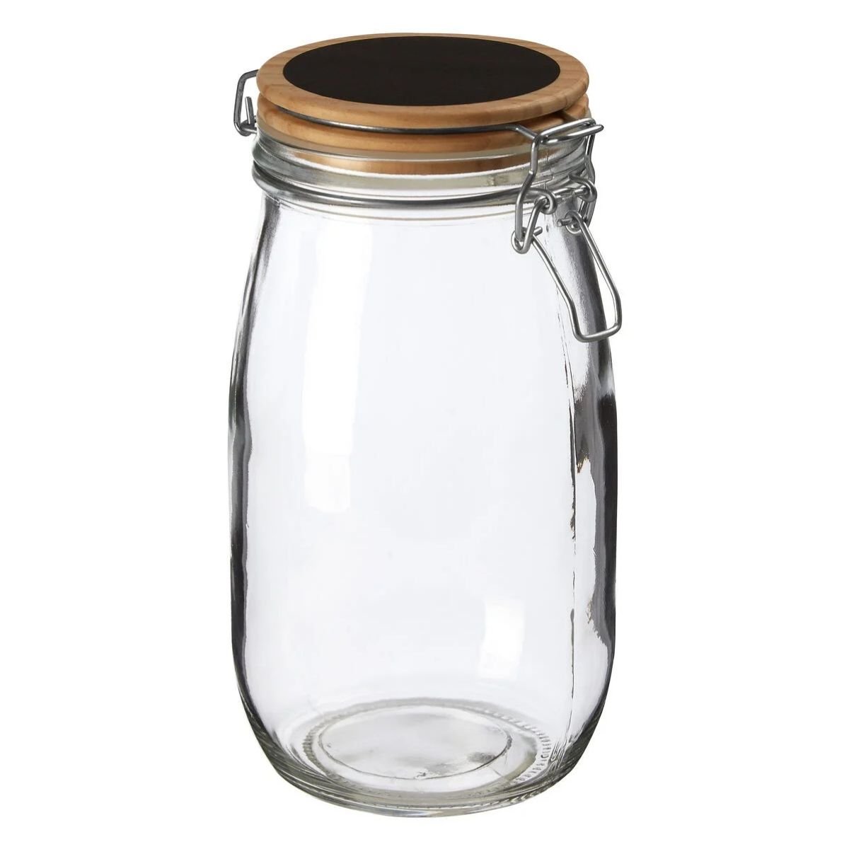 Orsina Appert Glass Storage Jar with Wooden Lid 1500 ml