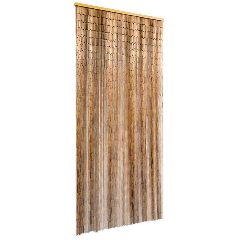 Walplus Bamboo Door Curtain - Brown - 90 x 200 cm