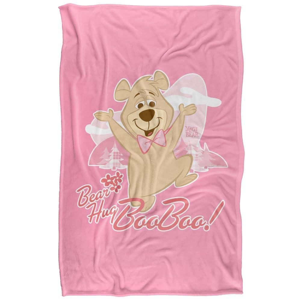 Yogi Bear Boo Boo Bear Hug Soft Touch Blanket - 147cm x 91cm