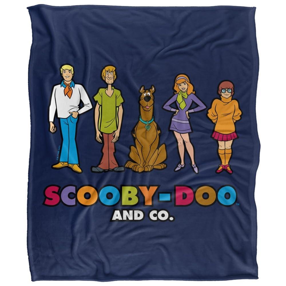 Scooby Doo Group Blanket - 152cm x 127cm