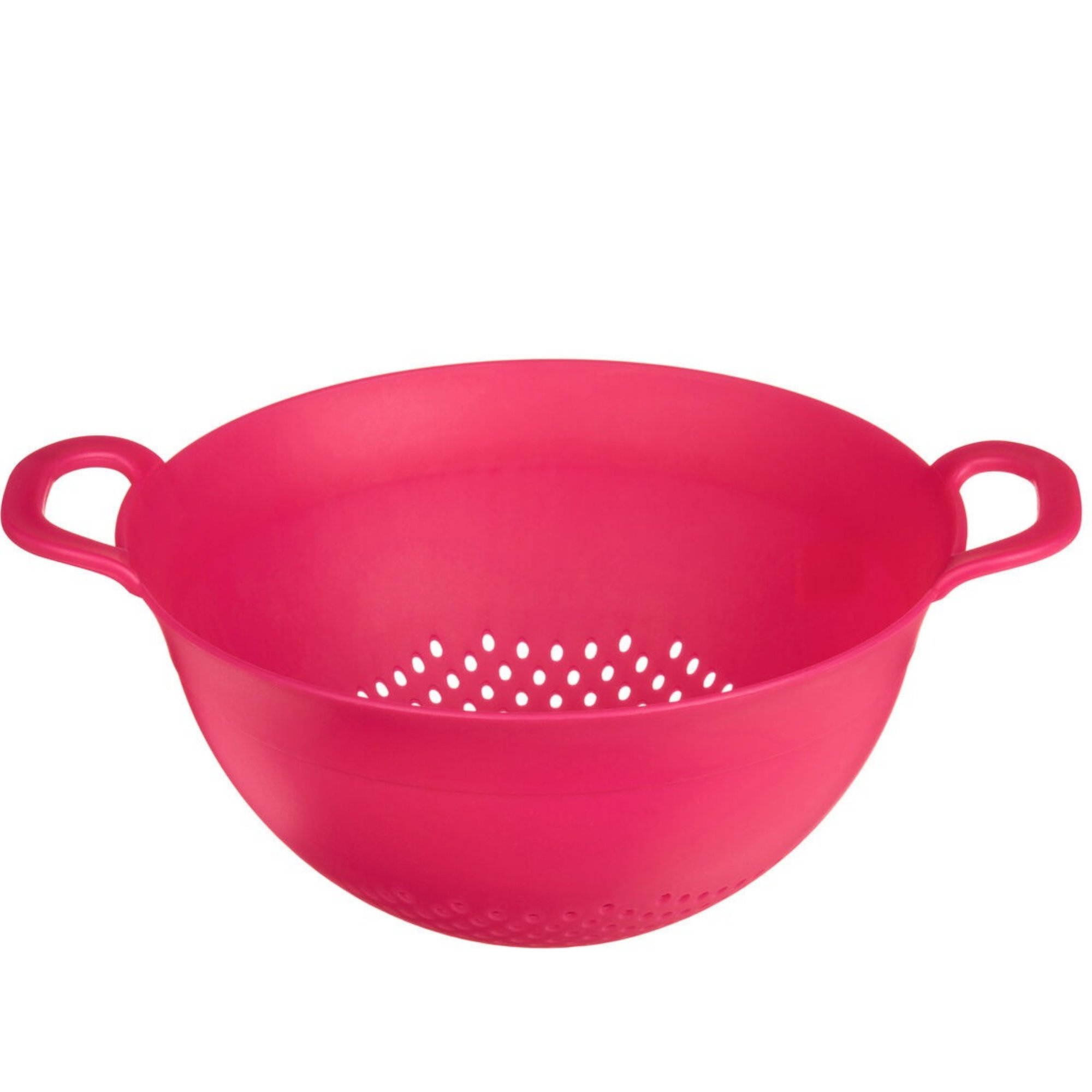 Orsina Elon Large Plastic Colander with Handles – Pink